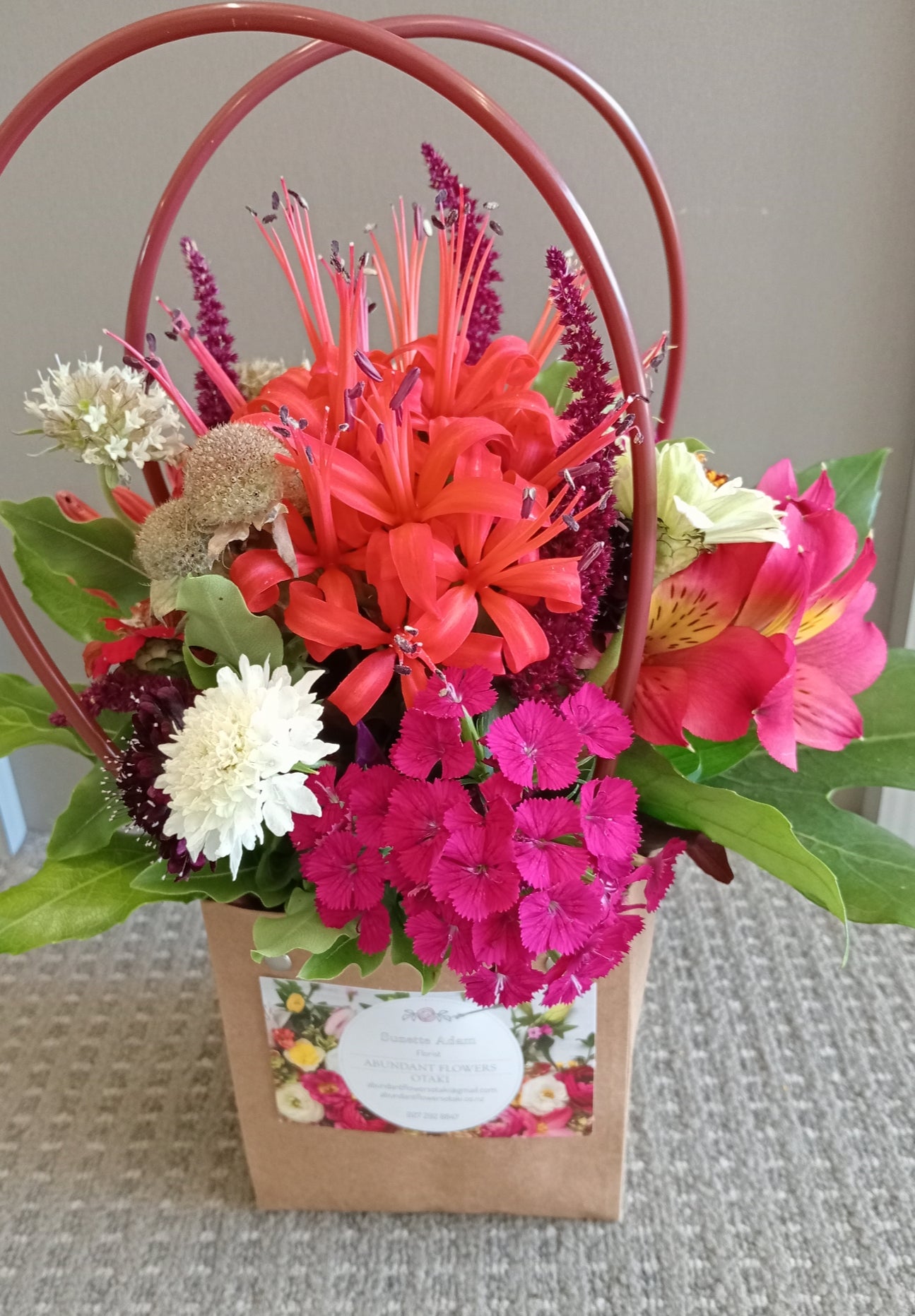 $20 Seasonal Bagged Bouquets